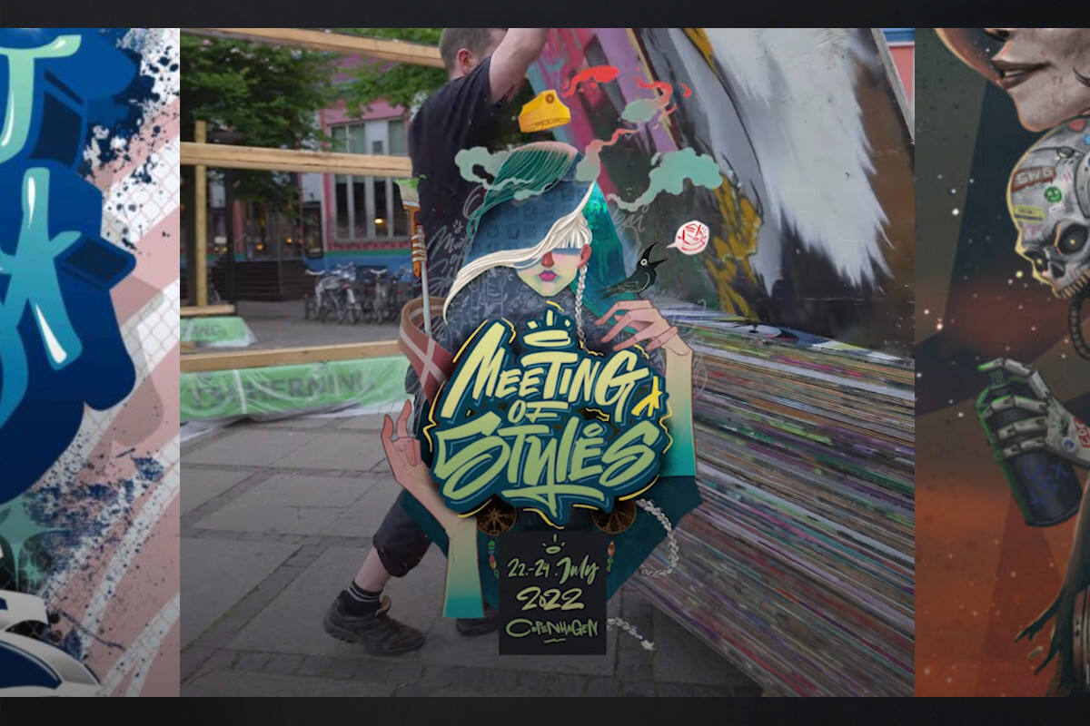 Meeting Of Styles website: event pages and online shop for the international graffiti network